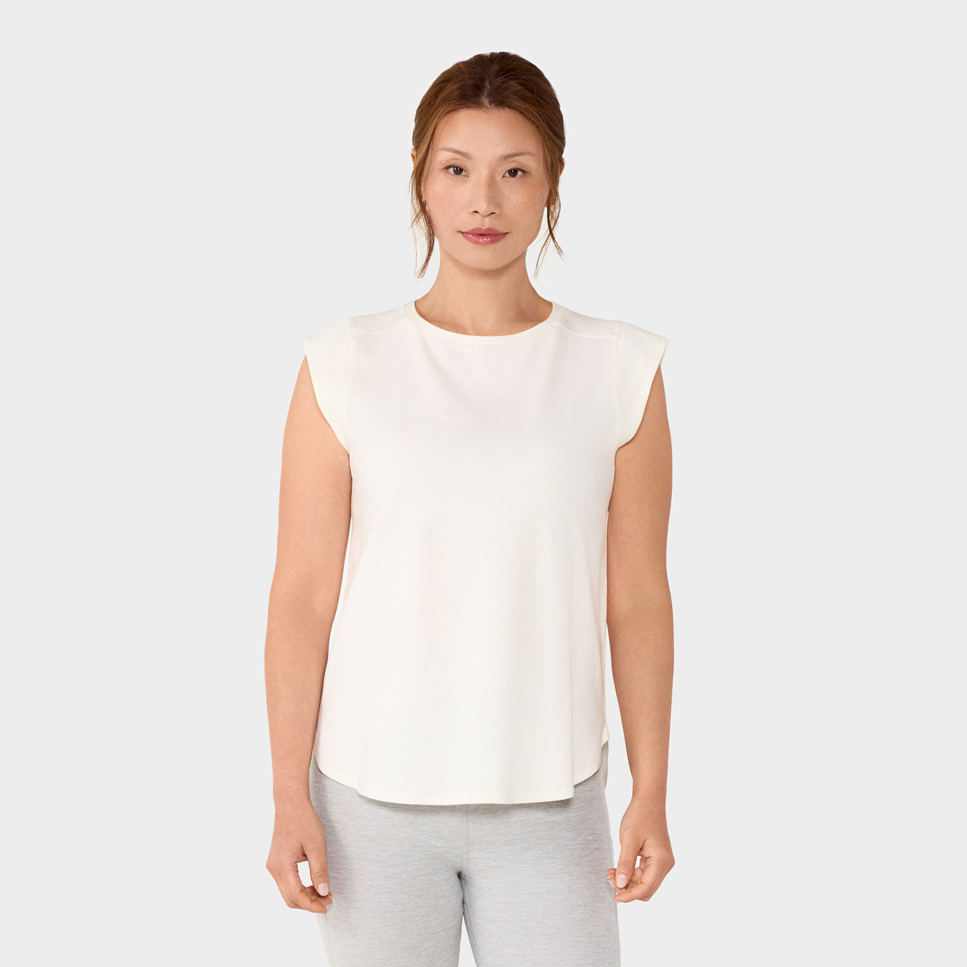 Cap Sleeve Crewneck Tee | Tops > Short Sleeve | Tavi – Tavi Active