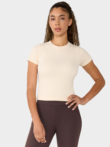 Seamless Rib Tee | Tops > Short Sleeve | Tavi – Tavi Active