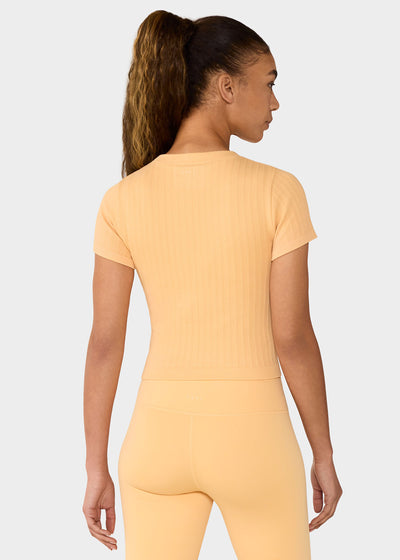 Seamless Rib Tee | Tops > Short Sleeve | Tavi – Tavi Active