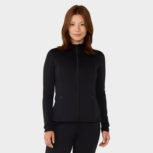 Mock Neck Full Zip Jacket | Tops > Jackets | Tavi – Tavi Active