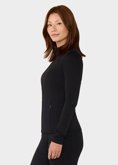 Mock Neck Full Zip Jacket | Tops > Jackets | Tavi – Tavi Active