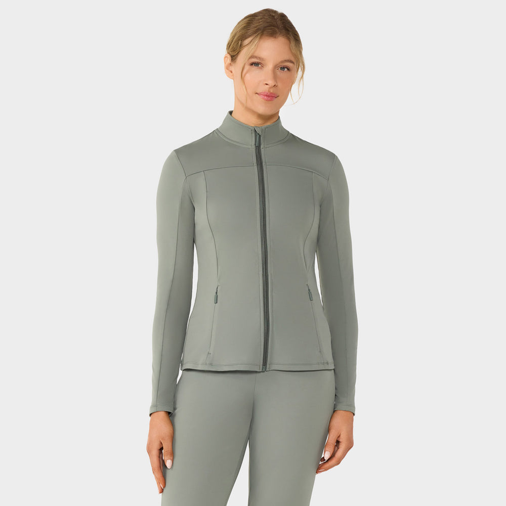Mock Neck Full Zip Jacket | Tops > Jackets | Tavi – Tavi Active