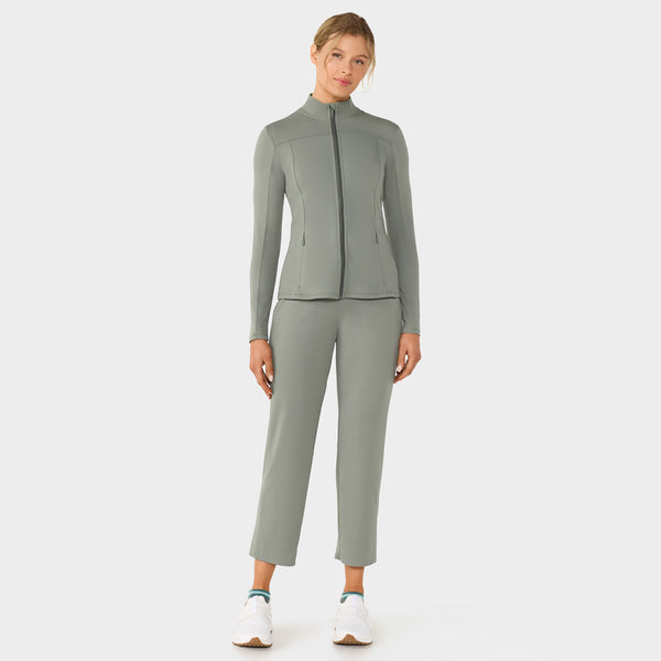 Mock Neck Full Zip Jacket | Tops > Jackets | Tavi – Tavi Active