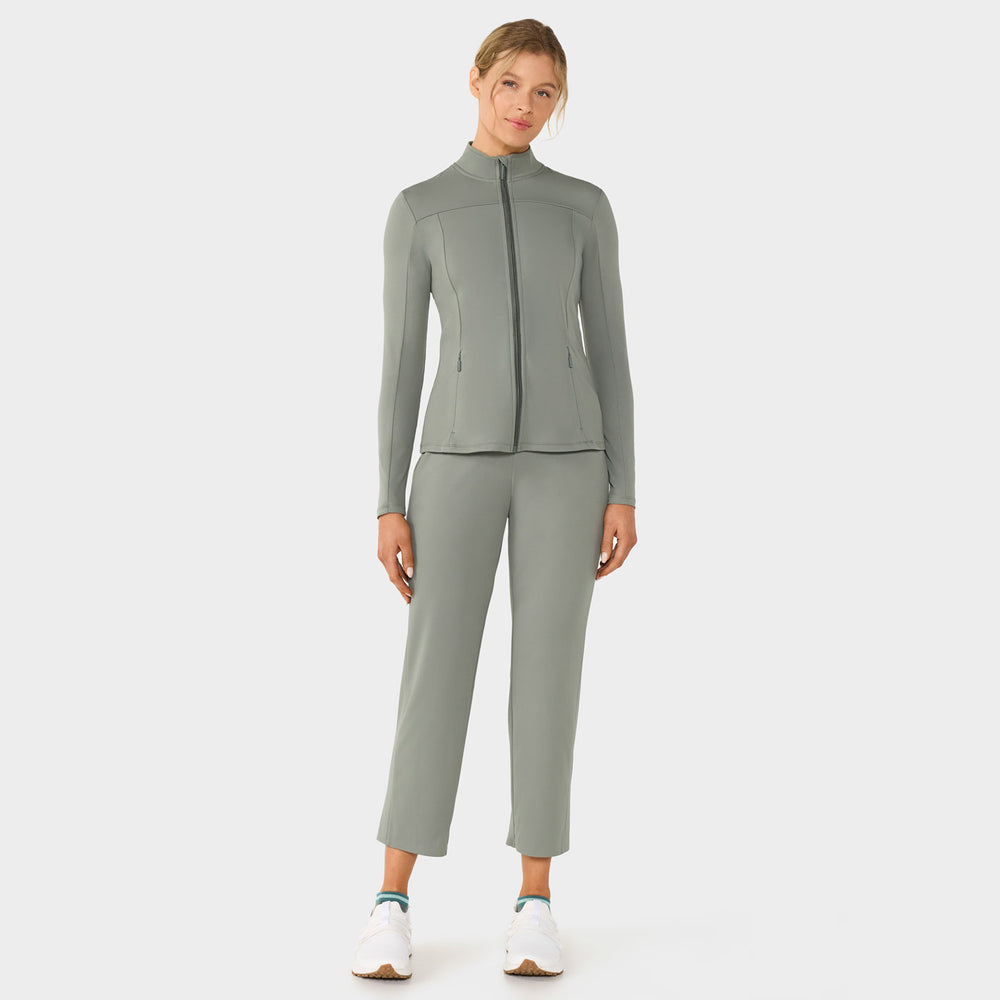 Mock Neck Full Zip Jacket | Tops > Jackets | Tavi – Tavi Active