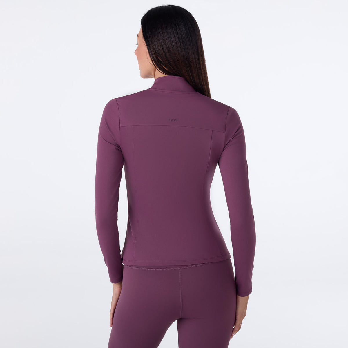 Mock Neck Full Zip Jacket | Tops > Sweaters & Hoodies | Tavi – Tavi Active