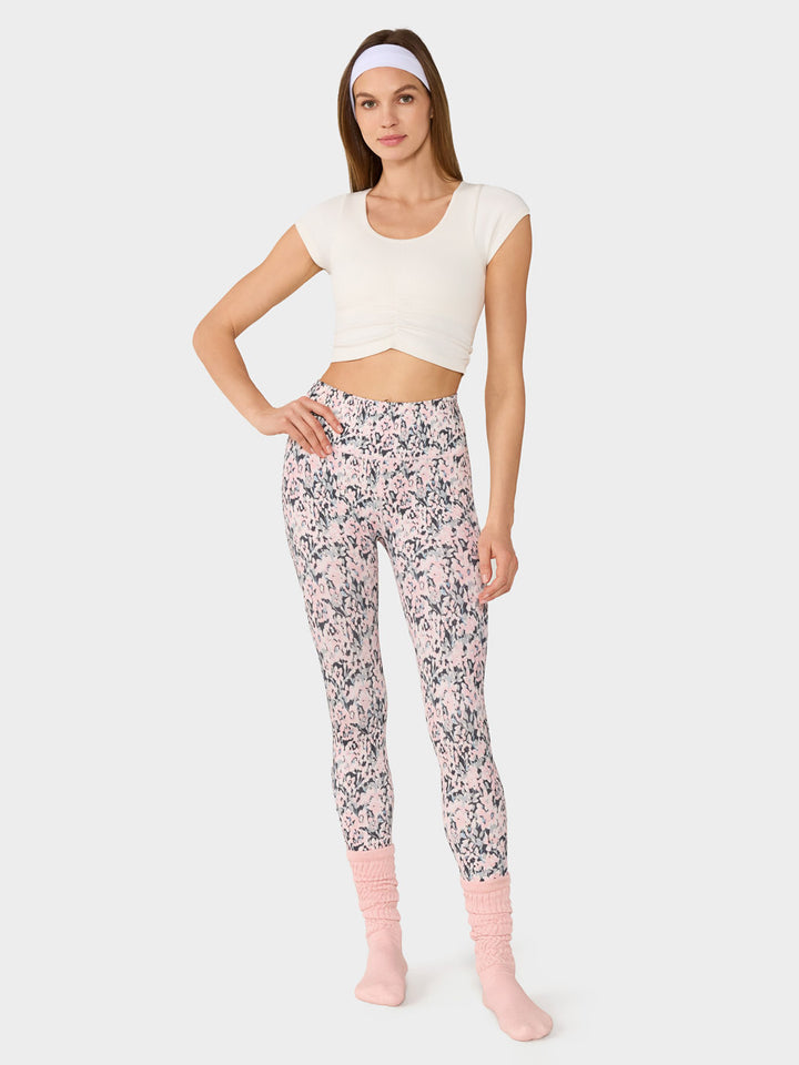 Seamless Ruched Rib Tee | Tops > Short Sleeve | Tavi – Tavi Active