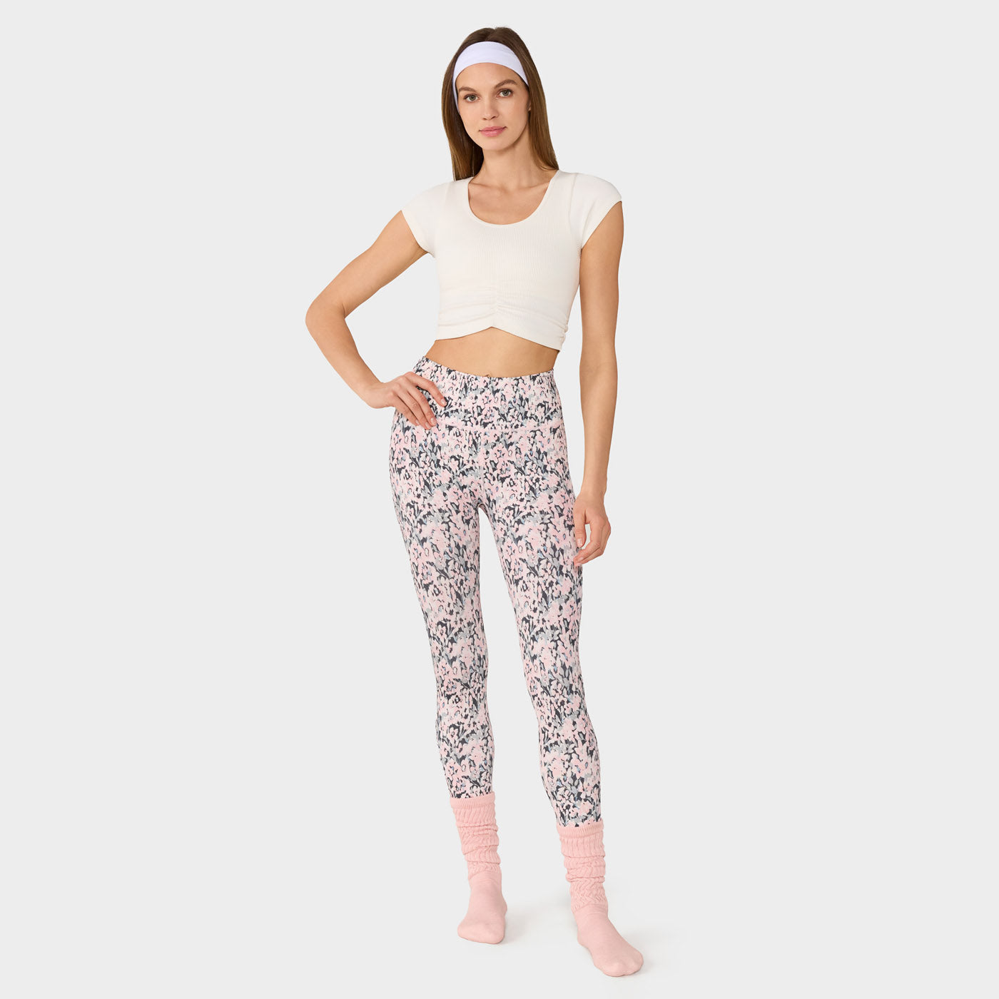 Seamless Ruched Rib Tee | Tops > Short Sleeve | Tavi – Tavi Active