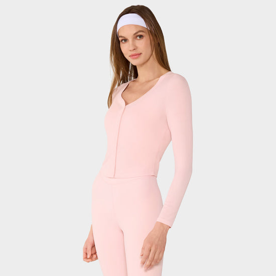 Fitted Rib Cardigan | Tops > Sweaters & Hoodies | Tavi – Tavi Active