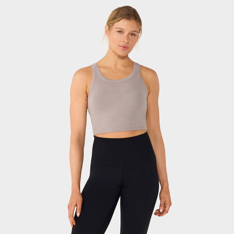 Ribbed Crop Tank | Tops > Tanks | Tavi – Tavi Active