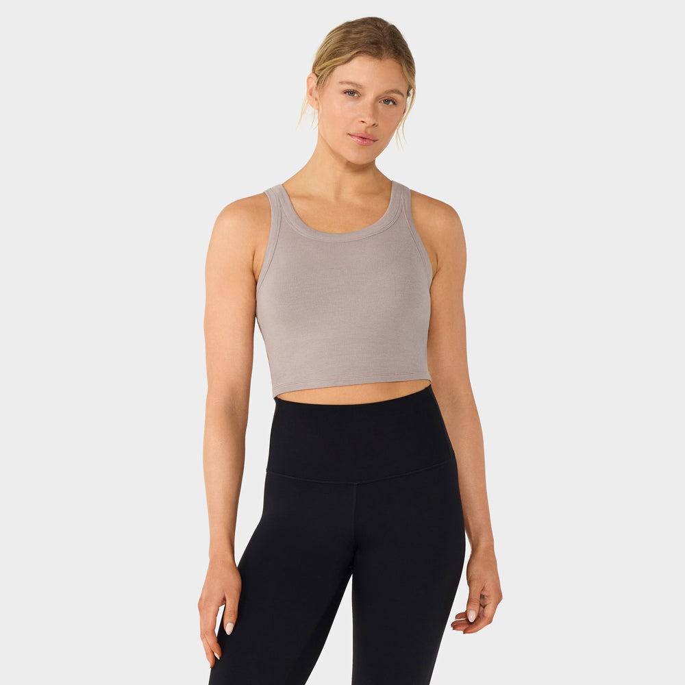 Ribbed Crop Tank | Tops > Tanks | Tavi – Tavi Active