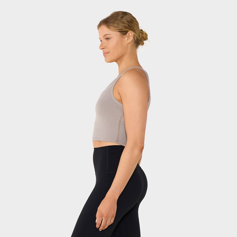 Ribbed Crop Tank | Tops > Tanks | Tavi – Tavi Active