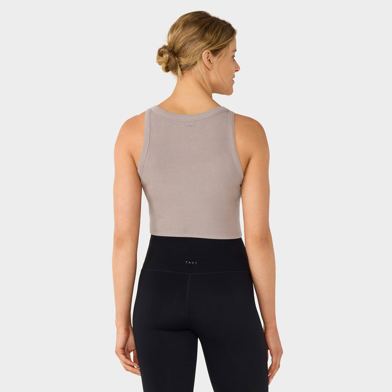 Ribbed Crop Tank | Tops > Tanks | Tavi – Tavi Active