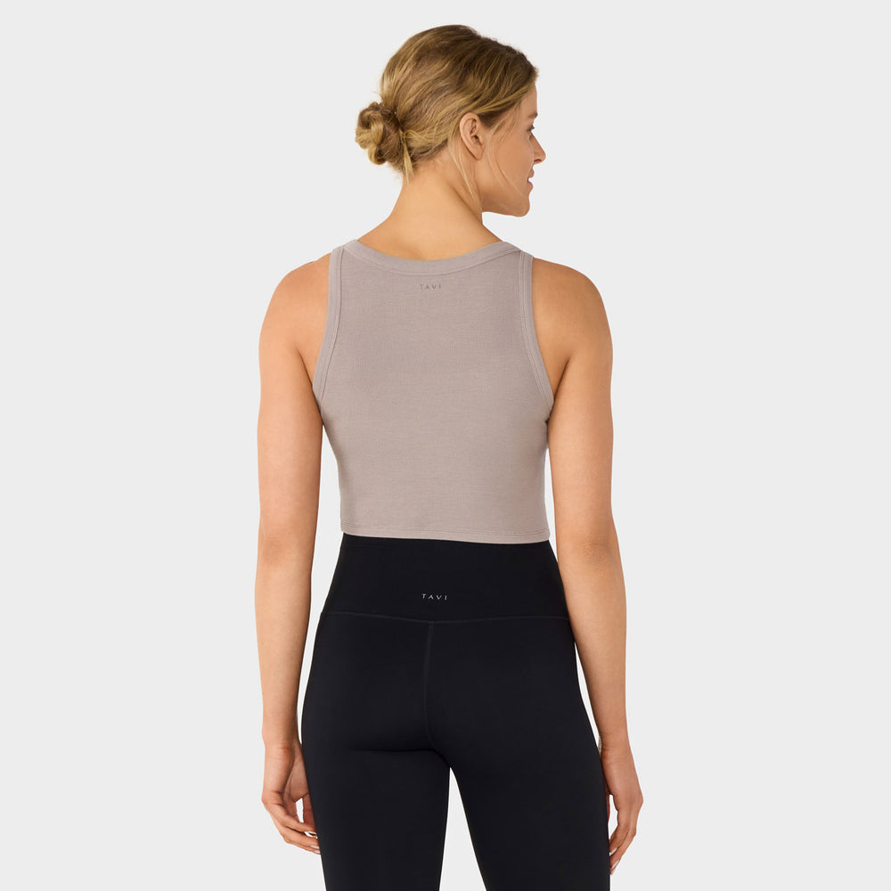 Ribbed Crop Tank | Tops > Tanks | Tavi – Tavi Active