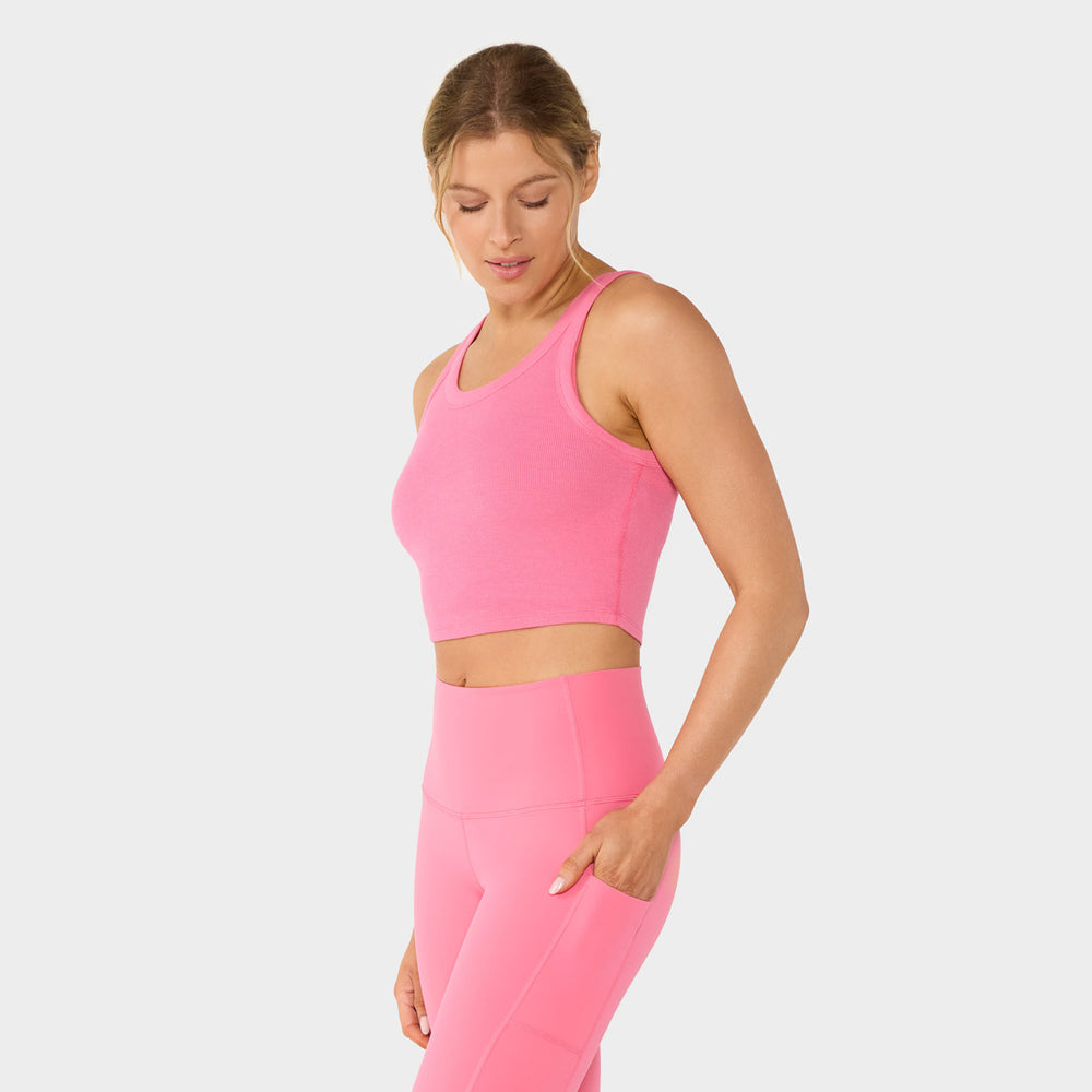 Ribbed Crop Tank | Tops > Tanks | Tavi – Tavi Active