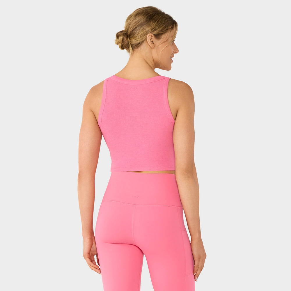 Ribbed Crop Tank | Tops > Tanks | Tavi – Tavi Active