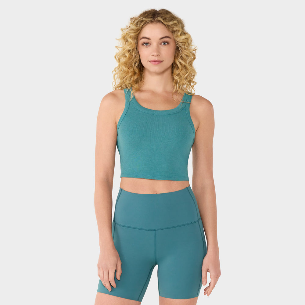 Ribbed Crop Tank | Tops > Tanks | Tavi – Tavi Active