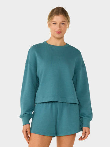 Crewneck French Terry Sweatshirt | Tops > Sweaters & Hoodies | Tavi – Tavi Active