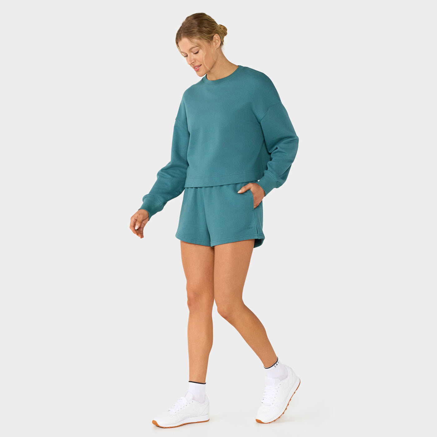 Crewneck French Terry Sweatshirt | Tops > Sweaters & Hoodies | Tavi – Tavi Active
