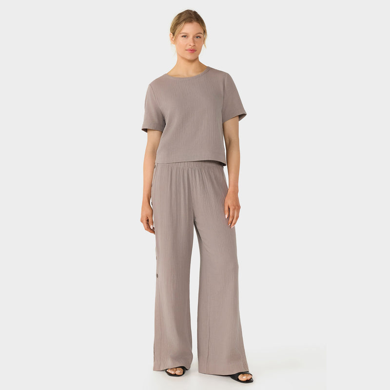 Unwind Gauze Pant | Bottoms > Pants | Tavi – Tavi Active