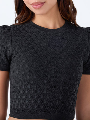 Seamless Diamond Textured Tee | Tops > Short Sleeve | Tavi – Tavi Active