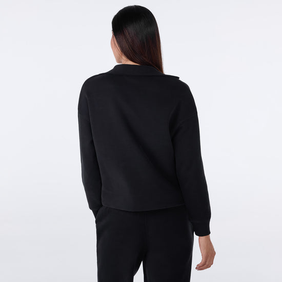 French Terry Relaxed Half Zip Sweatshirt | Tops > Sweaters & Hoodies | Tavi – Tavi Active