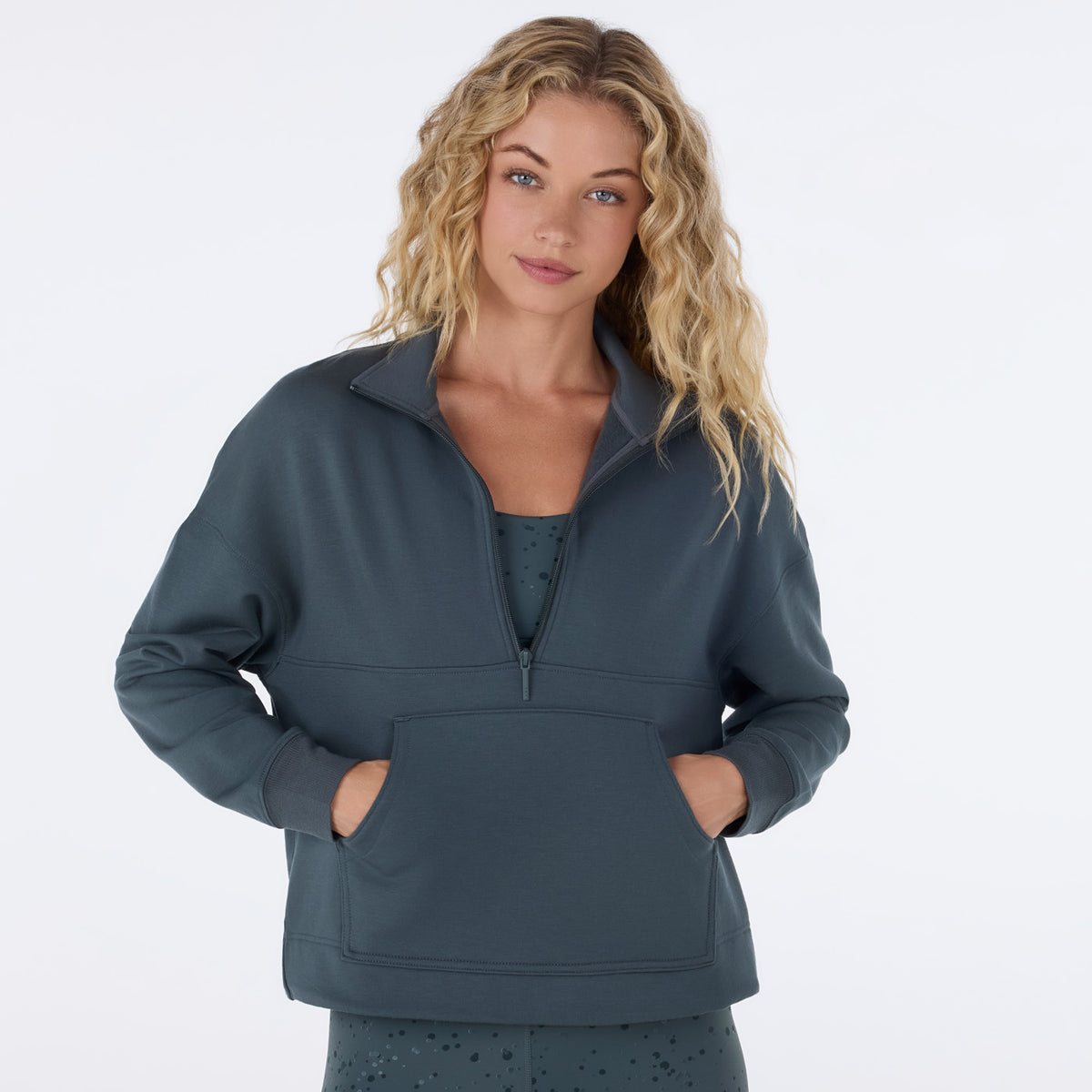 TaviLuxe® Cozy Relaxed Half Zip Sweatshirt | Tops > Sweaters & Hoodies | Tavi – Tavi Active