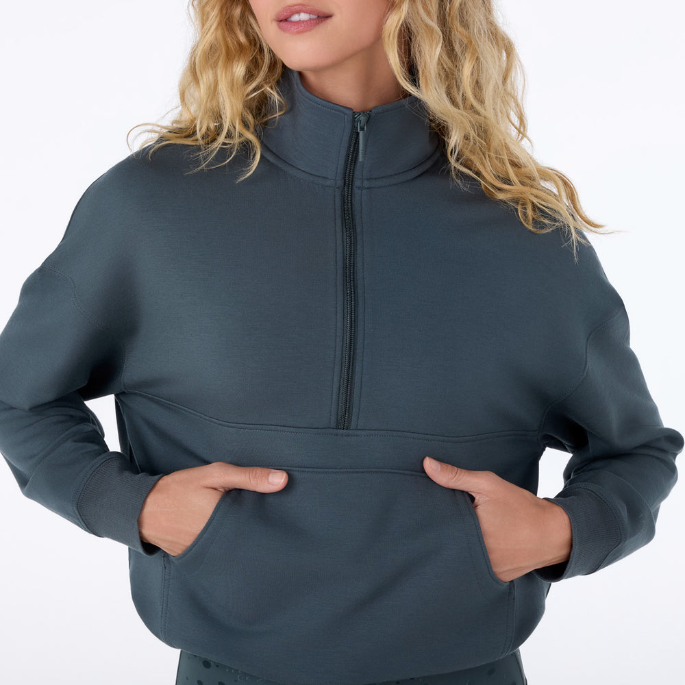 TaviLuxe® Cozy Relaxed Half Zip Sweatshirt | Tops > Sweaters & Hoodies | Tavi – Tavi Active