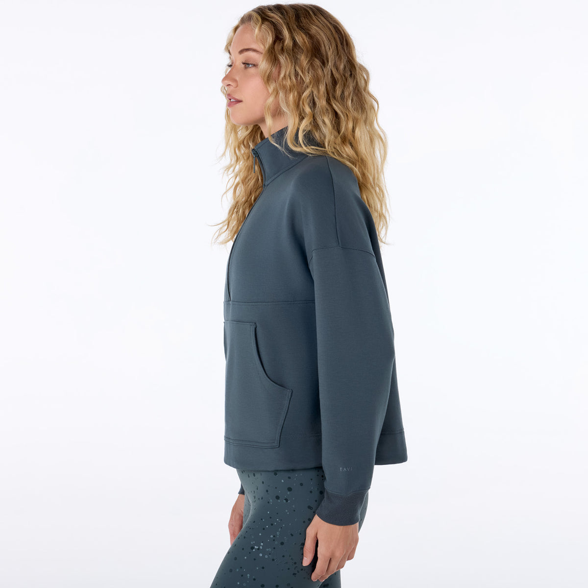 TaviLuxe® Cozy Relaxed Half Zip Sweatshirt | Tops > Sweaters & Hoodies | Tavi – Tavi Active