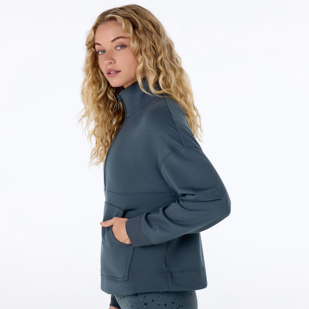 TaviLuxe® Cozy Relaxed Half Zip Sweatshirt | Tops > Sweaters & Hoodies | Tavi – Tavi Active