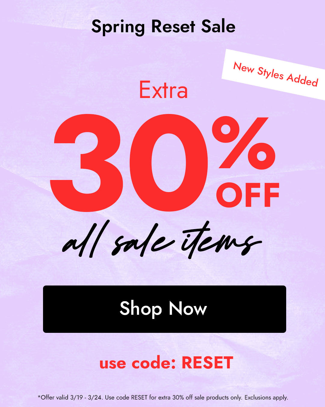 Extra 30% Off All Sale