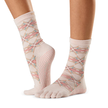 # Full Toe Crew Grip Socks * | Socks > Grip | ToeSox – ToeSox | Tavi | Vooray