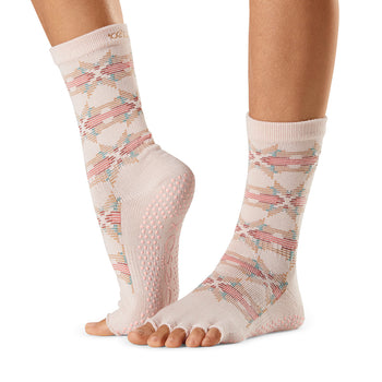 # Half Toe Crew Grip Socks * | Socks > Crew | ToeSox – ToeSox | Tavi | Vooray