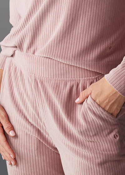 # Wide Leg Brushed Rib Pant * | Bottoms > Pants | Tavi – ToeSox | Tavi | Vooray