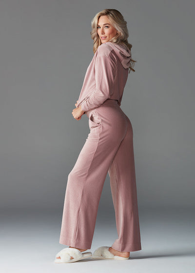 # Wide Leg Brushed Rib Pant * | Bottoms > Pants | Tavi – ToeSox | Tavi | Vooray