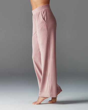 # Wide Leg Brushed Rib Pant * | Bottoms > Pants | Tavi – ToeSox | Tavi | Vooray