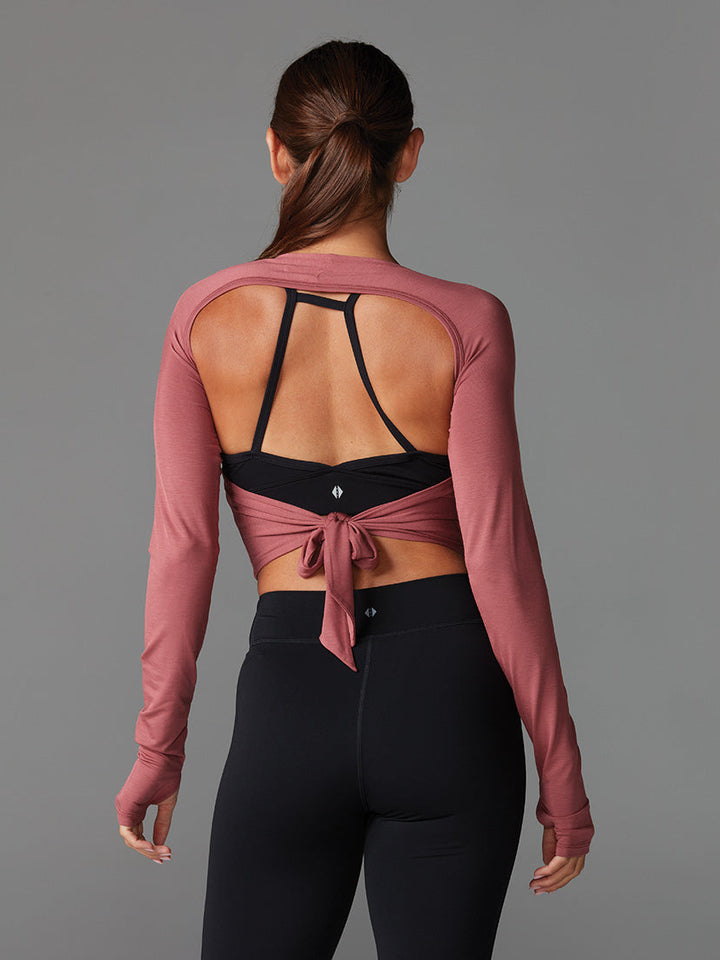 # Favorite Long Sleeve Crop Tee * | Tops > Long Sleeve | Tavi – ToeSox | Tavi | Vooray