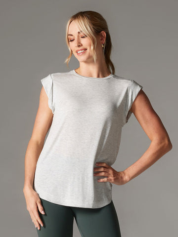 Cap Sleeve Muscle Tee | Tops > Tanks | Tavi – Tavi Active