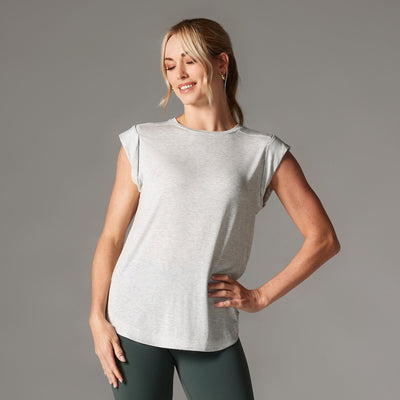 Cap Sleeve Muscle Tee | Tops > Tanks | Tavi – Tavi Active