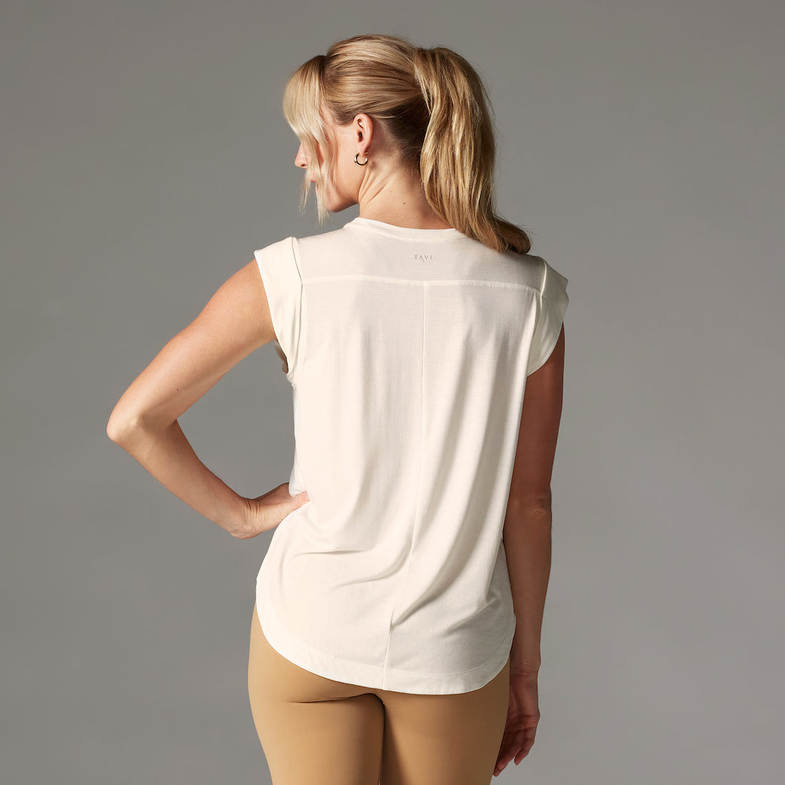 Cap Sleeve Muscle Tee | Tops > Tanks | Tavi – Tavi Active