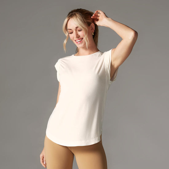 Cap Sleeve Muscle Tee | Tops > Tanks | Tavi – Tavi Active