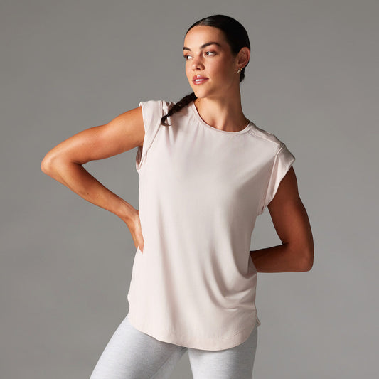 Cap Sleeve Muscle Tee | Tops > Tanks | Tavi – Tavi Active