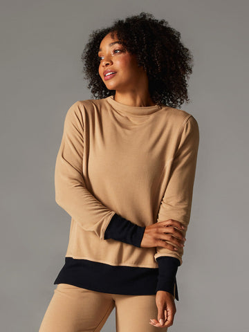 TaviLuxe® Cozy Funnel Neck Sweatshirt | Tops > Sweaters & Hoodies | Tavi – ToeSox | Tavi | Vooray