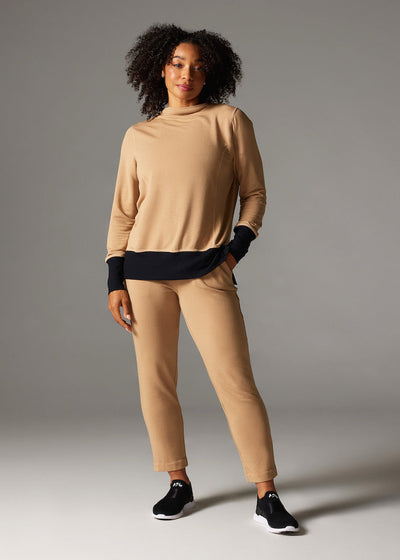 Cozy Funnel Neck Sweatshirt | Tops > Sweaters & Hoodies | Tavi – Tavi Active