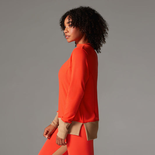 Cozy Funnel Neck Sweatshirt | Tops > Sweaters & Hoodies | Tavi – Tavi Active