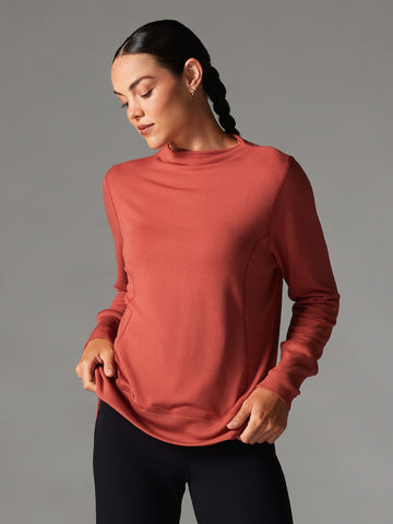 TaviLuxe® Cozy Funnel Neck Sweatshirt | Tops > Sweaters & Hoodies | Tavi – ToeSox | Tavi | Vooray