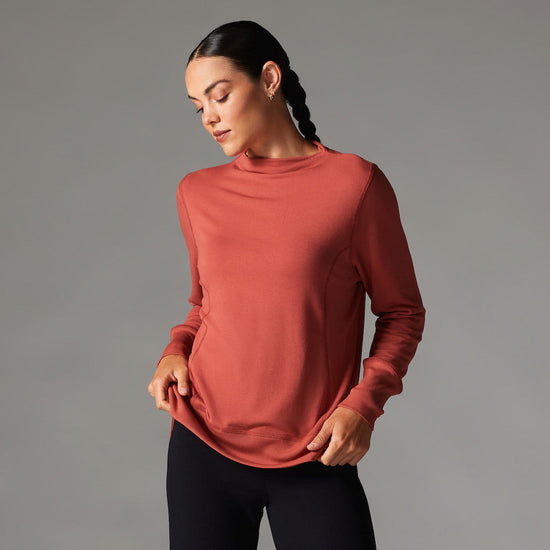 TaviLuxe® Cozy Funnel Neck Sweatshirt | Tops > Sweaters & Hoodies | Tavi – ToeSox | Tavi | Vooray