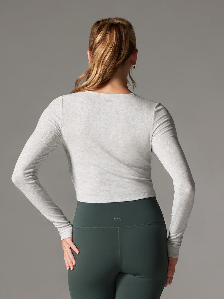 Criss Cross Long Sleeve Top | Tops > Long Sleeve | Tavi – Tavi Active