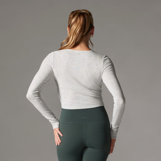 Criss Cross Long Sleeve Top | Tops > Long Sleeve | Tavi – Tavi Active