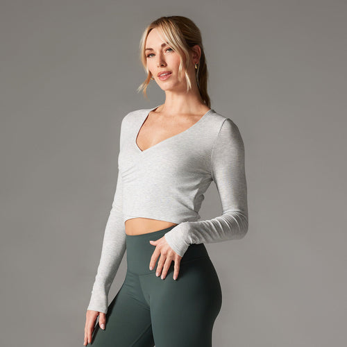 Criss Cross Long Sleeve Top | Tops > Long Sleeve | Tavi – Tavi Active