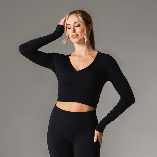 Criss Cross Long Sleeve Top | Tops > Long Sleeve | Tavi – Tavi Active